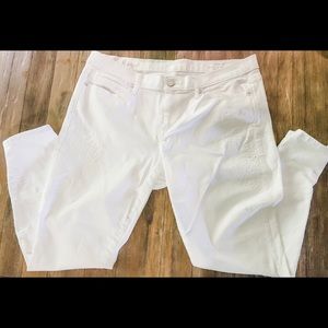 Lilly Pulitzer Skinny Crop Embroidered Jeans